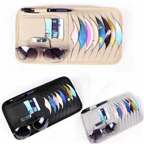Car Styling Cd Organizer Multifunction Car Organizer Sunglasses Clip