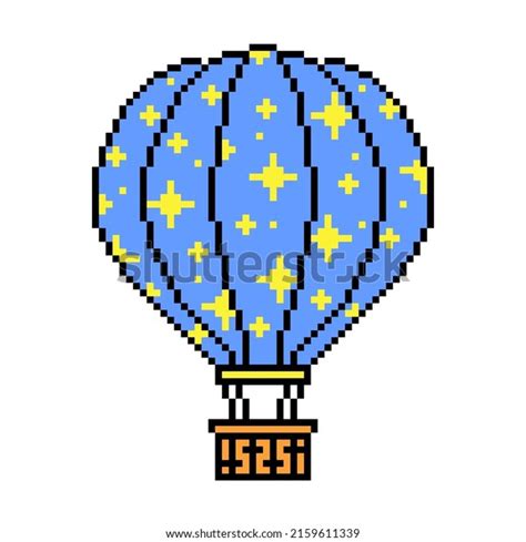 Pixel Hot Air Balloon Images Stock Photos D Objects Vectors Shutterstock