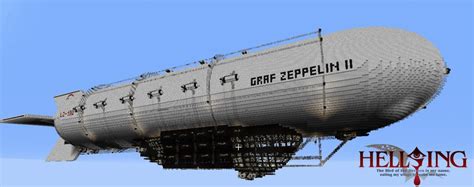 Hellsing Millenium Zeppelin Fleet Minecraft Map