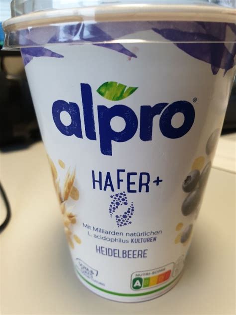 Alpro Alpro Hafer Heidelbeere Kalorien Joghurt Fddb