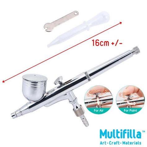 Double Action Airbrush Kit 03mm Nozzle Multifilla