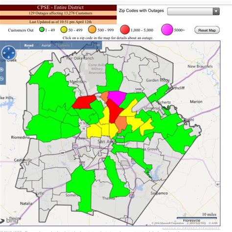 Cps Outage Map ~ AFP CV