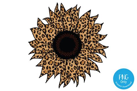 Sunflower Leopard Sublimation Graphic By Tori Designs · Creative Fabrica