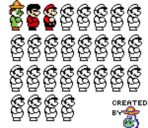 Super mario bros 3 pixel art - mahabrick