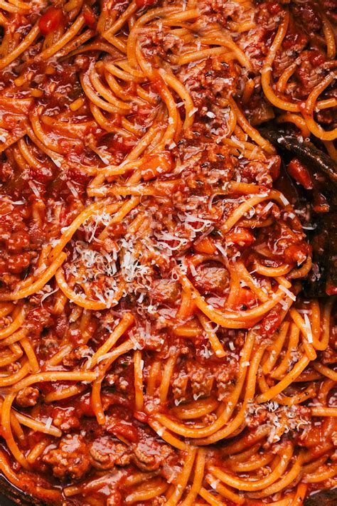 One Pot Spaghetti No Veggie Chopping Chelseas Messy Apron
