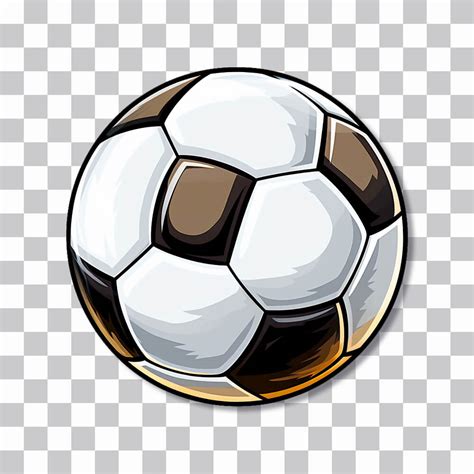 Playful Cartoon Soccer Ball ⚽️🎉 | Free PNG Sticker - Wallpapers Clan