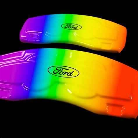 Custom Brake Caliper Covers For Ford In Custom Color Set Of 4 Warr