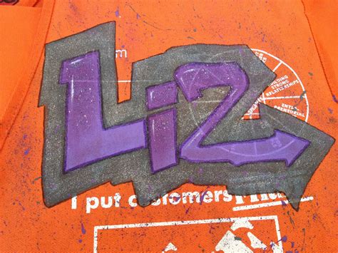 Liz Graffiti Name Art