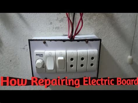 How Make Electric Switch Board Wiring Process Switch Board Wiring