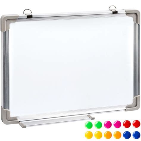 Tableau Blanc Magnétique 40 X 30 Cm 12 Aimants Achat Vente Tableau Paperboard Tableau