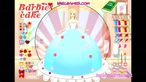 Barbie Cake Decoration Game Barbie Cake Game - YouTube