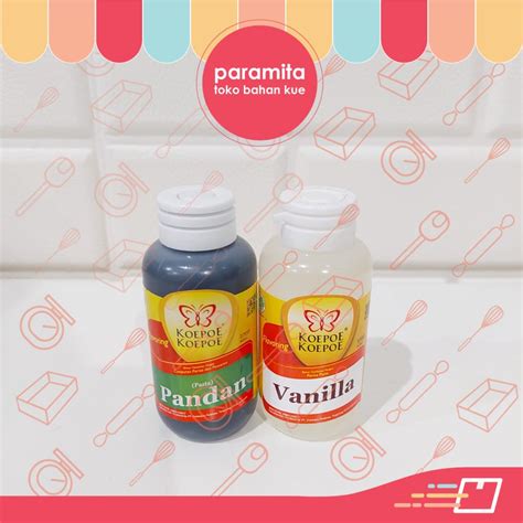 Jual Koepoe Koepoe Pasta Pandan Vanilla Ml Shopee Indonesia