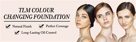 Amazon TLM Color Changing Foundation Nude Makeup Color Changing Concealer Full Coverage