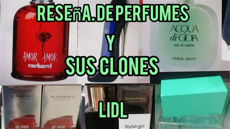 RESEÑA DE PERFUMES Y SUS CLONES LIDL PRECIOS MERECEN LA PENA