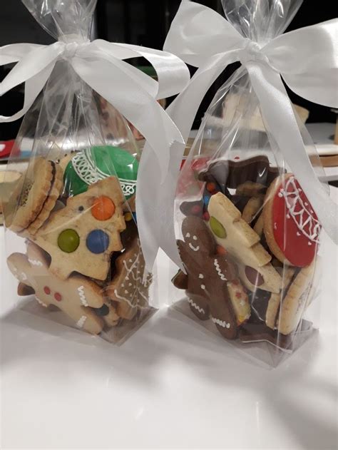 Bolsas de galletas navideñas para regalo Galletas navideñas regalo