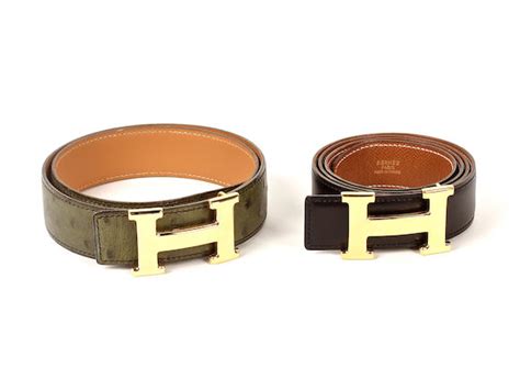 Bonhams Two Hermès Belts