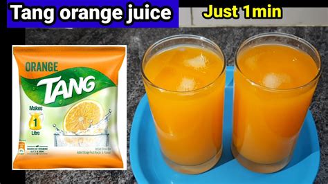 Tang Orange Juice Orange Juice Tang Juice Tang Iftar Drink Recipes