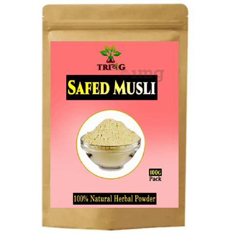 Trivang Safed Musli Powder Buy Packet Of Gm Powder At Best Price