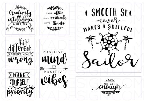 Inspirational Quote SVG Cut File Bundle By Caluya Design TheHungryJPEG