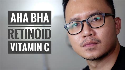 How To Layering Retinoid With Aha Bha And Vitamin C Youtube