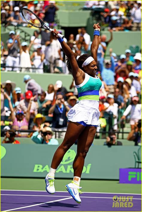 Serena Williams Sony Open Victory Portraits Photo Maria