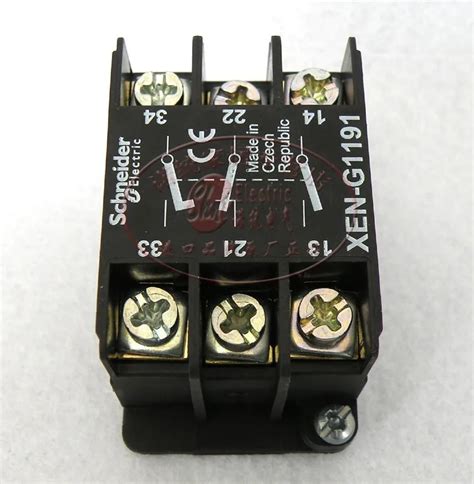 Original Schneider (Czech) Spring return contact blocks for XACA ...