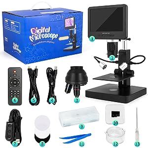 Andonstar AD246S P HDMI Digital Microscope With 7 Screen 4000x 3