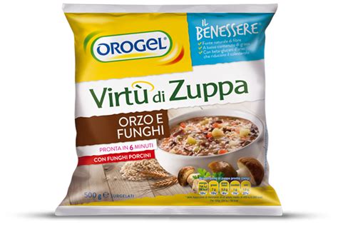 ZUPPA ORZO E FUNGHI OROGEL GR 500 Gelo Convenienza