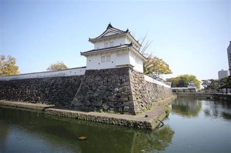 Funai Castle in Oita City, Oita Prefecture, on the Island of Kyushu ...