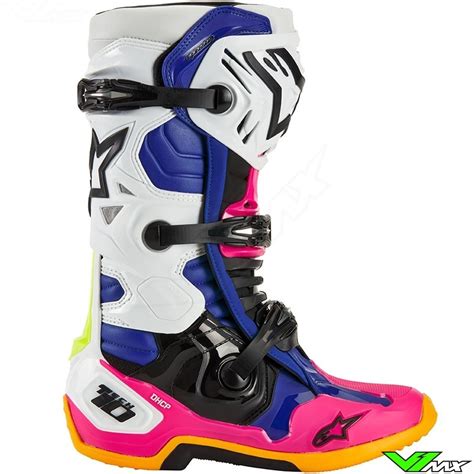 Alpinestars Tech 10 Limited Edition Coast SX Daytona Motocross Boots ...