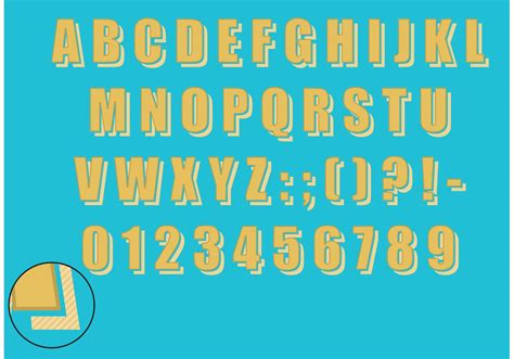 Striped Font Free Vector Art 3764 Free Downloads