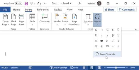 How to insert en dashes in Word