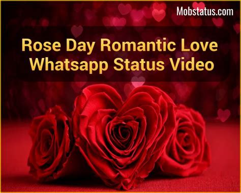 Rose Day Romantic Love Whatsapp Status Video Download