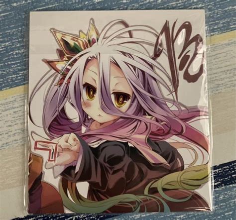 No Game Life Zero Movie Bonus Shikishi EBay