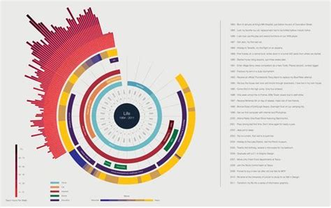 17 Beautiful Examples Of Clean And Minimal Infographics Data