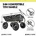 Gorilla Carts 1500 Pound Capacity Super Heavy Duty Poly Yard Garden