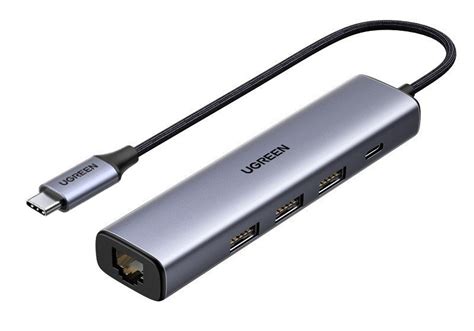 Купить USB-хаб Ugreen CM475 USB Type-C 5 in 1 (20932) Grey - цена в ...