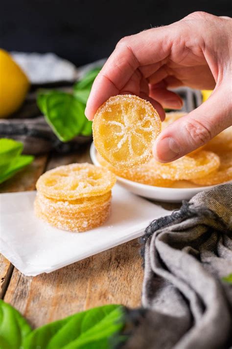 Candied Lemon Slices Savor The Flavour