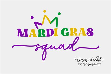 Mardi Gras Quote Retro Groovy Svg Png Graphic By Designdecon · Creative