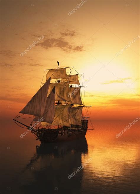 Sailboat In The Sea — Stock Photo © Iurii 7714390