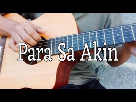 Para Sa Akin Sitti Fingerstyle Guitar YouTube