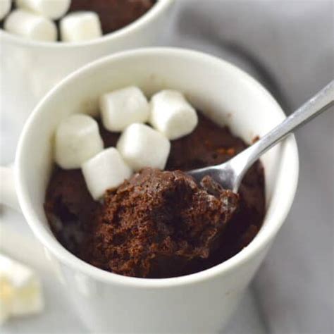 Hot Chocolate Mug Cake The Healthy Home Cook