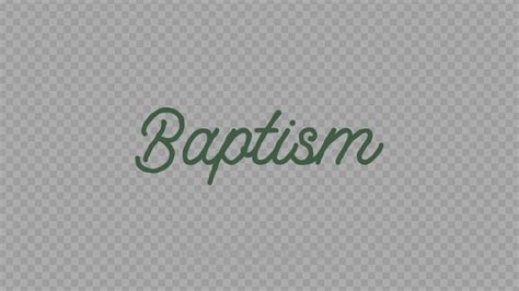 The Gardener Baptism Title Graphics Church Visuals