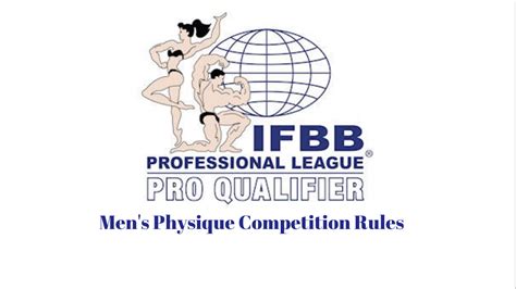 Ifbb Professional League Pro Qualifier Competition Rules Mens