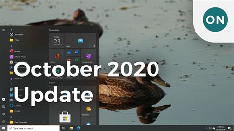 Hands On Whats New In The Windows 10 October 2020 Update Youtube