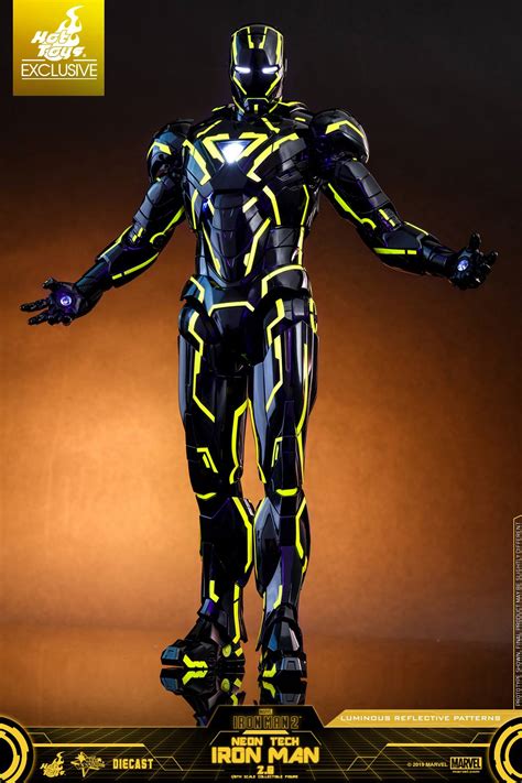 Hot Toys Neon Tech Iron Man 2 0 Figure The Toyark News