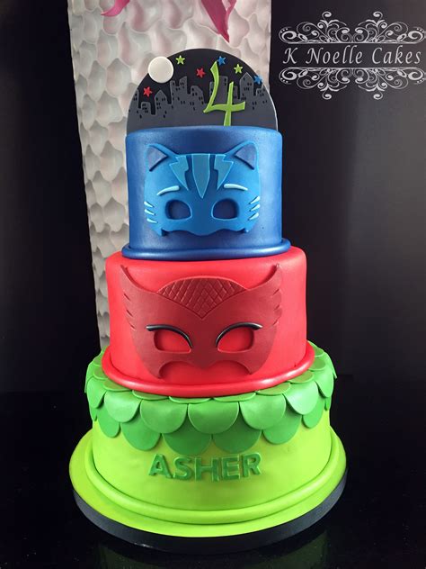 Pj Mask Birthday Cake Artofit