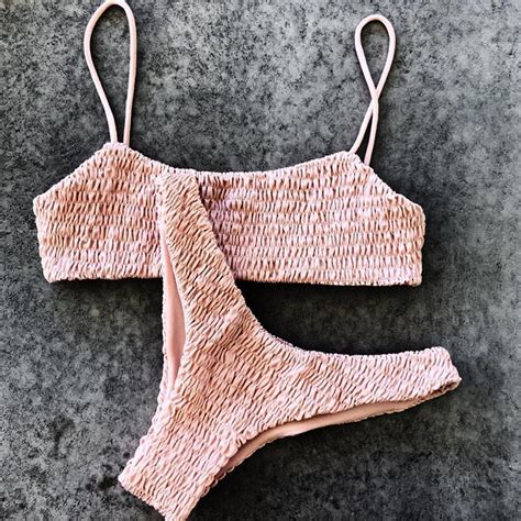Pfysire Women S Bikini Set Swimsuit Brazilian Bra Thong Bathing Suit
