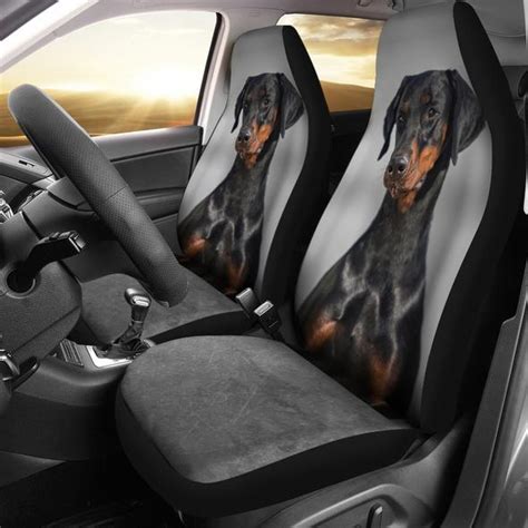 Doberman Car Seat Cover Universal Fit The Happy Wood