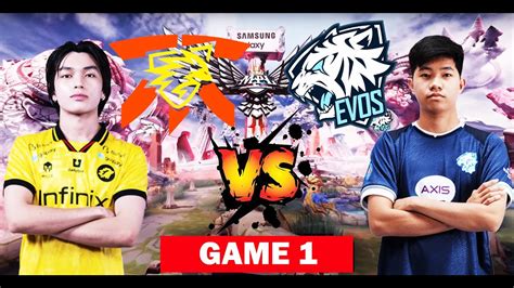 Fnatic ONIC Vs EVOS Glory GAME 1 GRAND FINAL MPL ID S13 EVOS VS FNOC